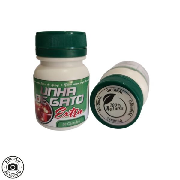 Unha de Gato Extra Fitoterápico Natural - 30 Cápsulas (1 pote) - Imagem 3