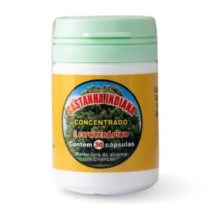 Castanha Indiana Concentrada Original, suplemento natural em cápsulas com extrato de castanha da índia concentrada, 30 cápsulas
