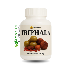 Triphala suplemento natural 60 cápsulas 500mg