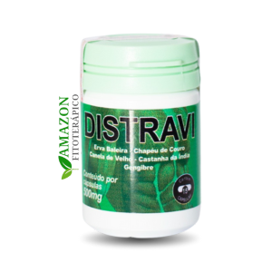 Distravi 500 mg cápsulas fitoterápico natural para dores e inflamações