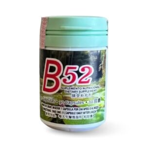 B52 Suplemento natural para energia e Disposição