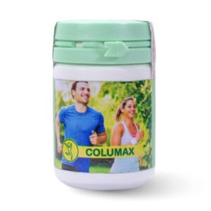 Pote do suplemento Columax original, fitoterápico natural para saúde da coluna e bem-estar diário, 15 cápsulas