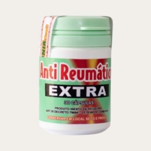 Frasco do suplemento natural antireumático fitoterápico para apoio articular e bem-estar da Amazon Fitoterápicos