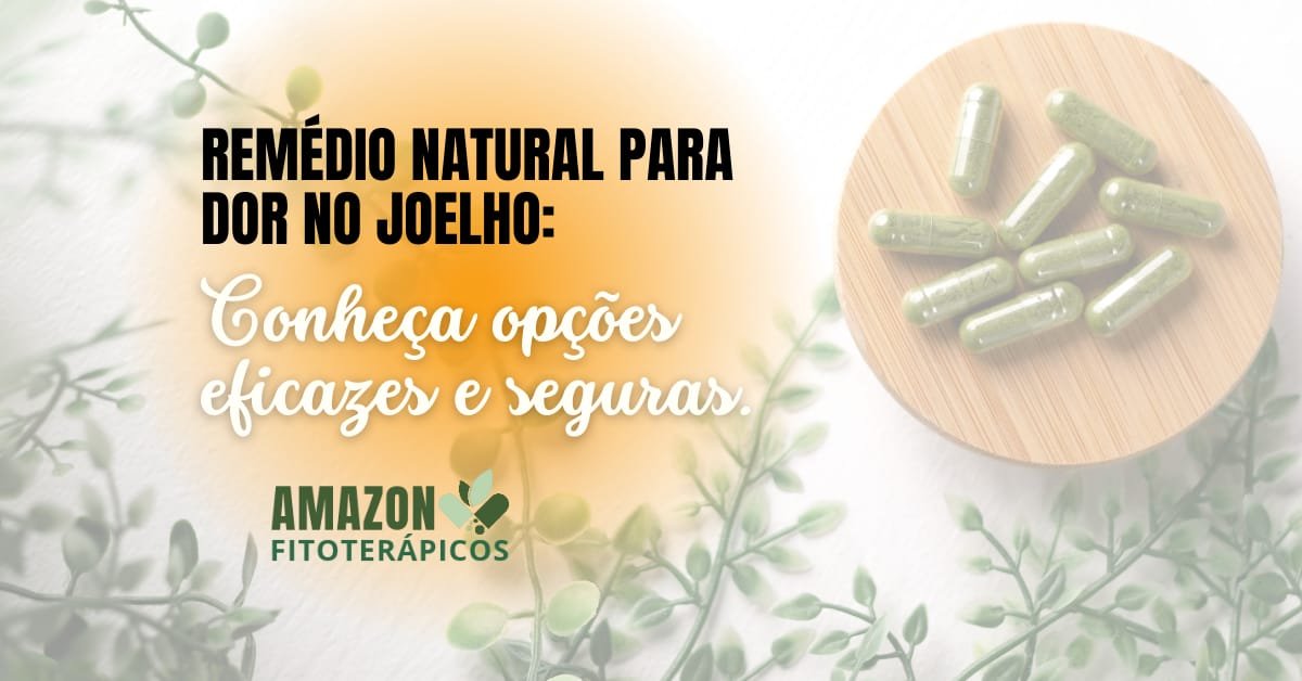 Remédio natural para dor no joelho