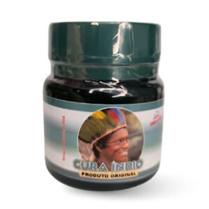 Frasco do composto natural Cura índio com 30 cápsulas original