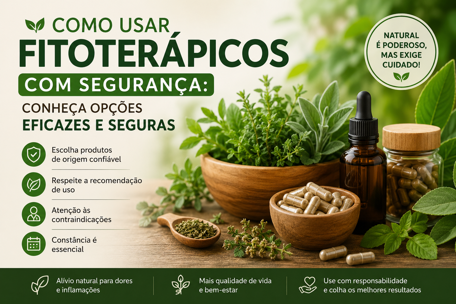Como usar os fitoterápicos com segurança